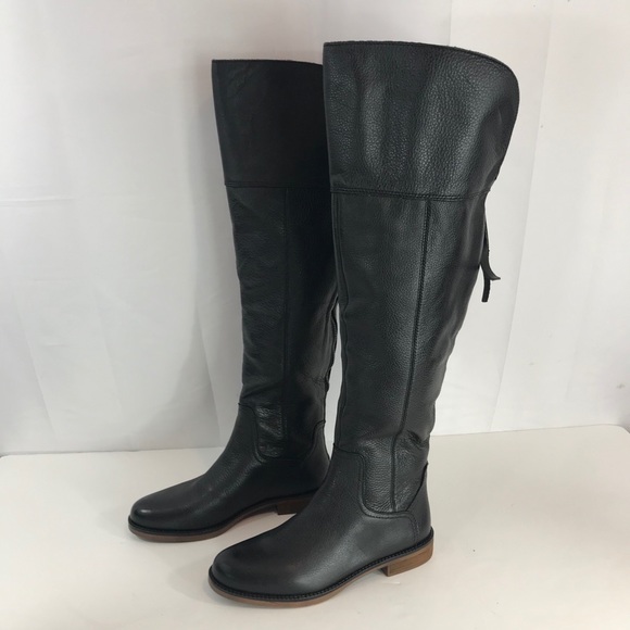 Franco Sarto Christine Tall Riding Boot 6M Leather - Picture 3 of 9